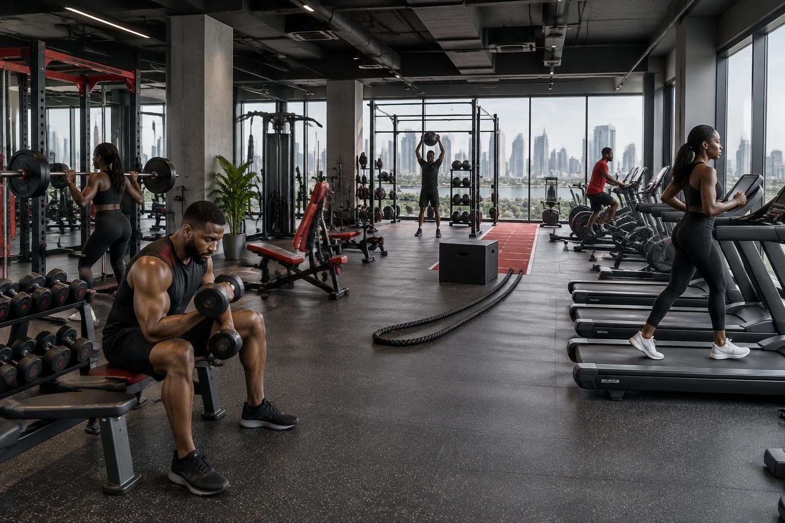 Personal training at Super Plus Fitness